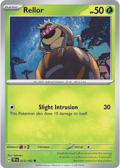 Rellor - Normal 023/162 Temporal Forces | Common Pokemon Card
