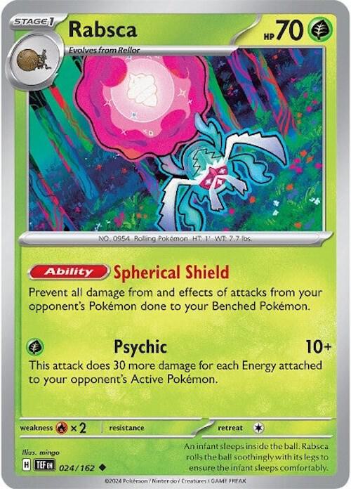 Rabsca - Normal 024/162 Temporal Forces | Uncommon Pokemon Card