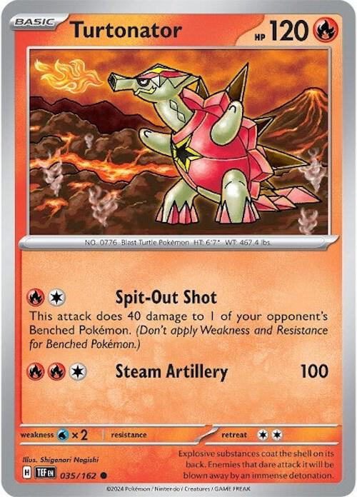 Turtonator - Normal 035/162 Temporal Forces | Common Pokemon Card