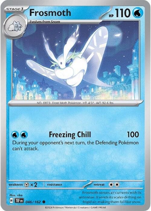 Frosmoth - Reverse Holofoil 046/162 Temporal Forces | Common Pokemon Card
