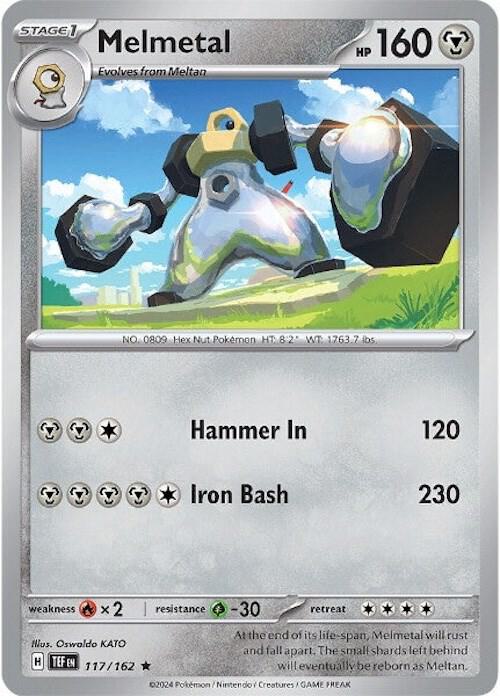 Melmetal - Reverse Holofoil 117/162 Temporal Forces | Rare Pokemon Card