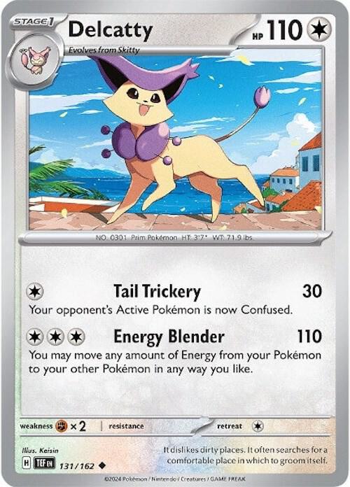 Delcatty - Reverse Holofoil 131/162 Temporal Forces | Uncommon Pokemon Card