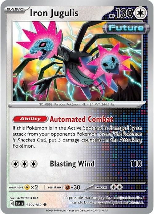 Iron Jugulis - Normal 139/162 Temporal Forces | Uncommon Pokemon Card