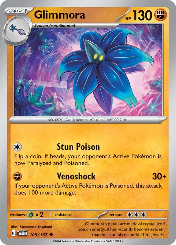 Glimmora - Normal 109/167 Twilight Masquerade | Uncommon Pokemon Card