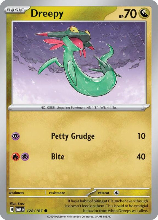Dreepy - Normal 128/167 Twilight Masquerade | Common Pokemon Card