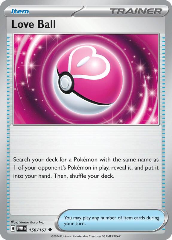 Love Ball - Normal 156/167 Twilight Masquerade | Uncommon Trainer Card