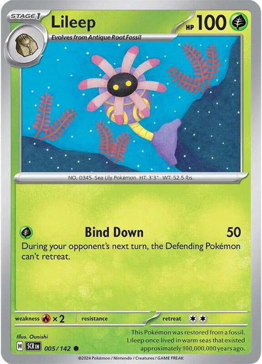 Lileep - 005/142 - Normal 005/142 Stellar Crown | Common Pokemon Card