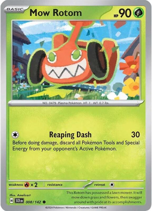 Mow Rotom - Normal 008/142 Stellar Crown | Common Pokemon Card