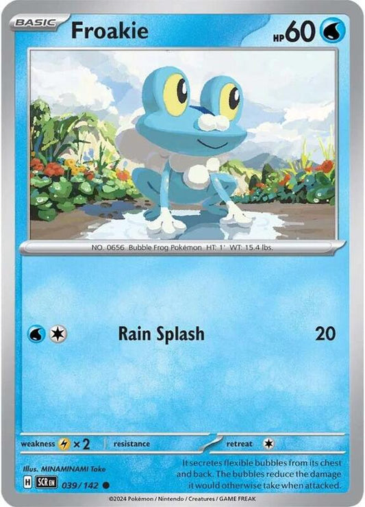 Froakie - Normal 039/142 Stellar Crown | Common Pokemon Card