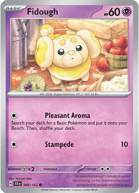 Fidough - Normal 066/142 Stellar Crown | Common Pokemon Card