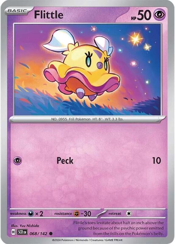 Flittle - Reverse Holofoil 068/142 Stellar Crown | Common Pokemon Card