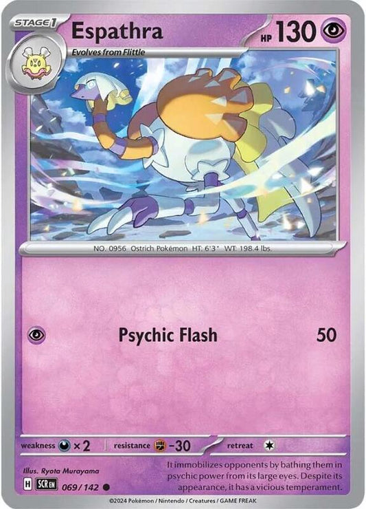 Espathra - Normal 069/142 Stellar Crown | Common Pokemon Card