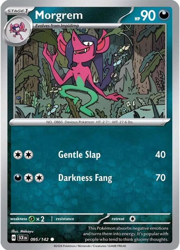 Morgrem - Reverse Holofoil 095/142 Stellar Crown | Common Pokemon Card