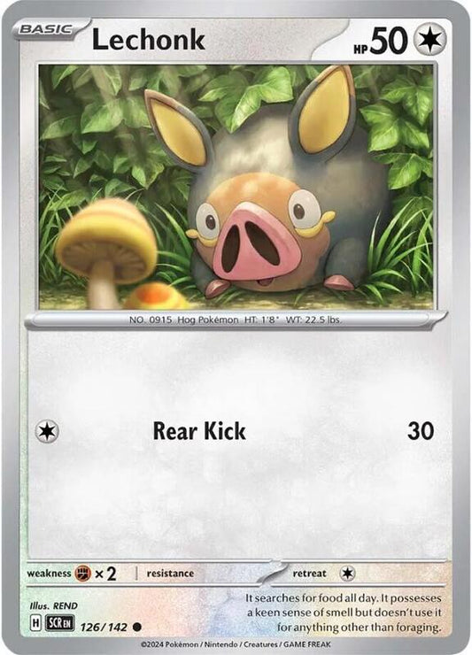 Lechonk - Normal 126/142 Stellar Crown | Common Pokemon Card
