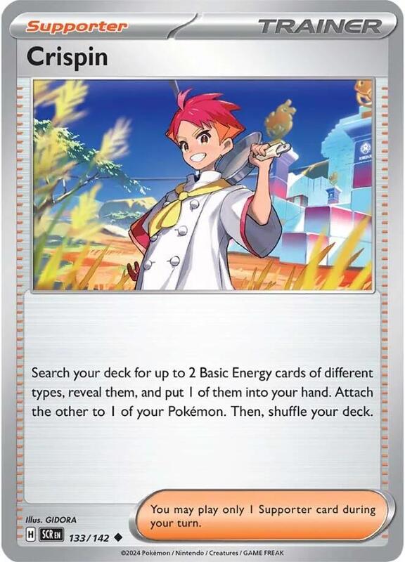 Crispin - 133/142 - Normal 133/142 Stellar Crown | Uncommon Trainer Card