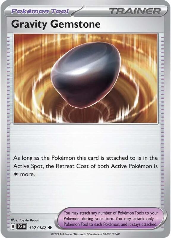Gravity Gemstone - Normal 137/142 Stellar Crown | Uncommon Trainer Card