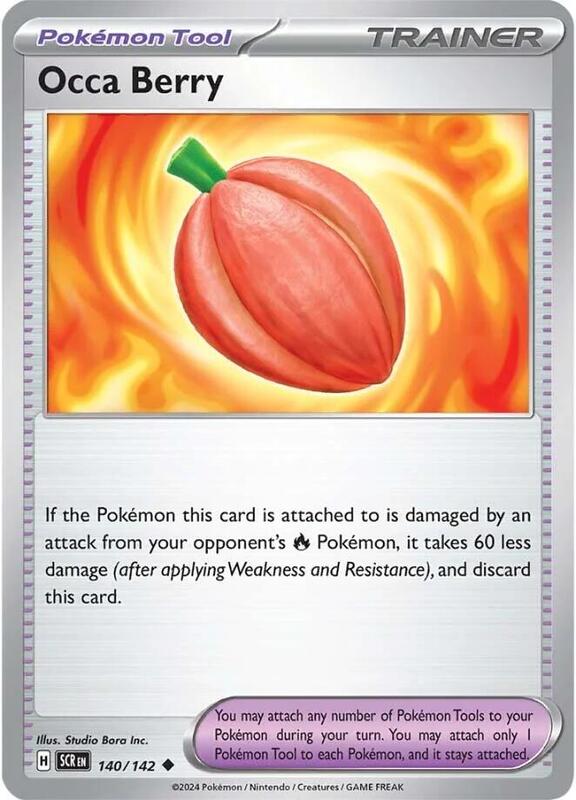 Occa Berry - Normal 140/142 Stellar Crown | Uncommon Trainer Card