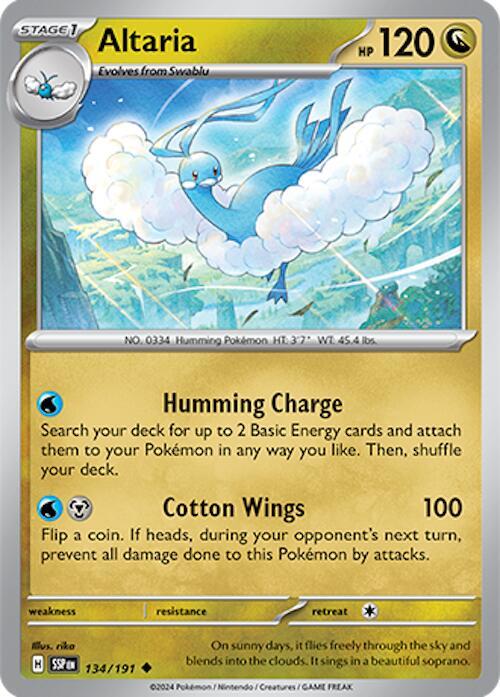Altaria - Normal 134/191 Surging Sparks | Uncommon Pokemon TCG