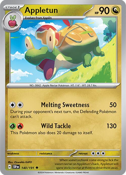 Appletun - 140/191 - Normal 140/191 Surging Sparks | Uncommon Pokemon TCG
