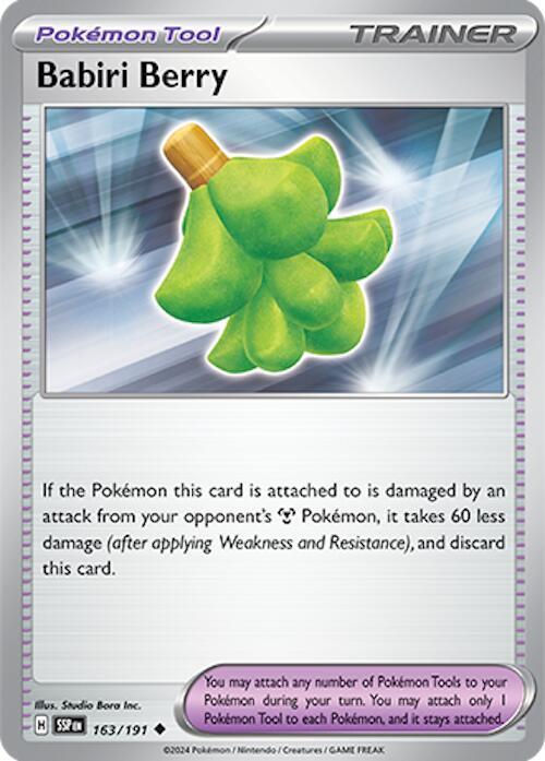 Babiri Berry - Normal 163/191 Surging Sparks | Uncommon Trainer TCG