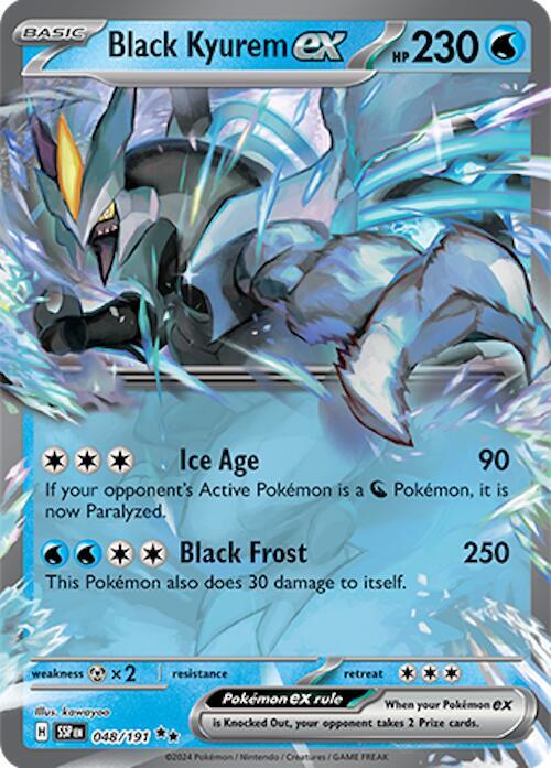 Black Kyurem ex - 048/191 - Holofoil 048/191 Surging Sparks | Double Rare Pokemon TCG