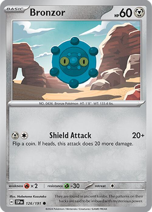 Bronzor - Normal 126/191 Surging Sparks | Common Pokemon TCG