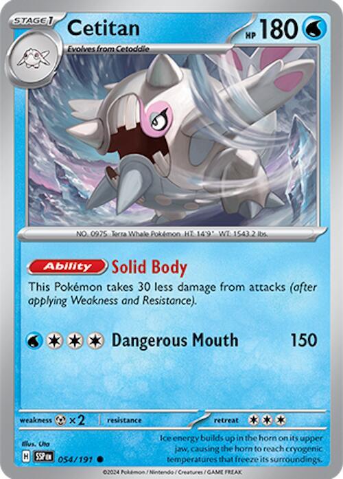 Cetitan - 054/191 - Reverse Holofoil 054/191 Surging Sparks | Common Pokemon TCG