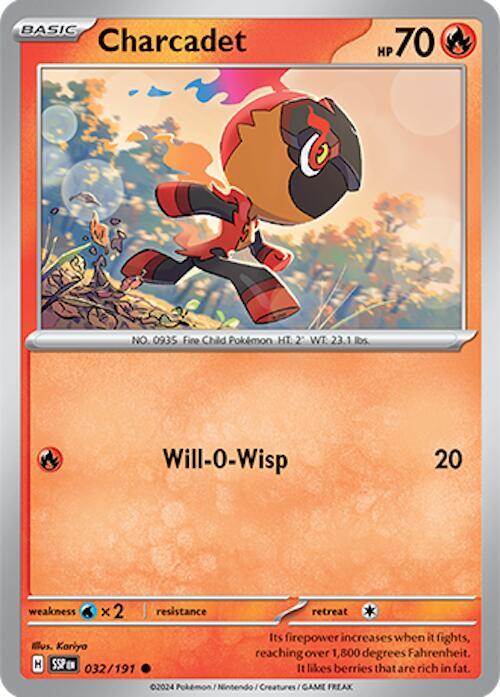 Charcadet - 032/191 - Reverse Holofoil 032/191 Surging Sparks | Common Pokemon TCG