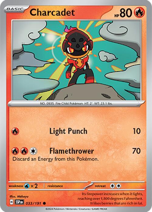 Charcadet - 033/191 - Reverse Holofoil 033/191 Surging Sparks | Common Pokemon TCG