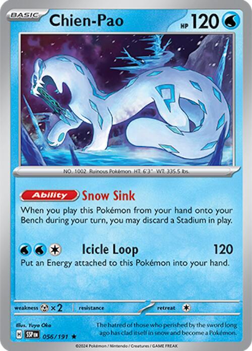 Chien-Pao - Holofoil 056/191 Surging Sparks | Rare Pokemon TCG