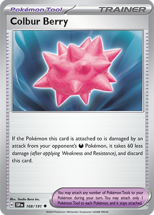 Colbur Berry - Reverse Holofoil 168/191 Surging Sparks | Uncommon Trainer TCG