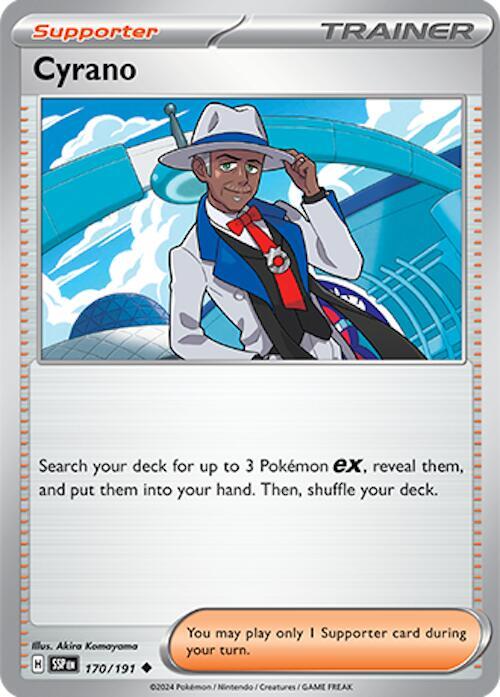 Cyrano - 170/191 - Reverse Holofoil 170/191 Surging Sparks | Uncommon Trainer TCG
