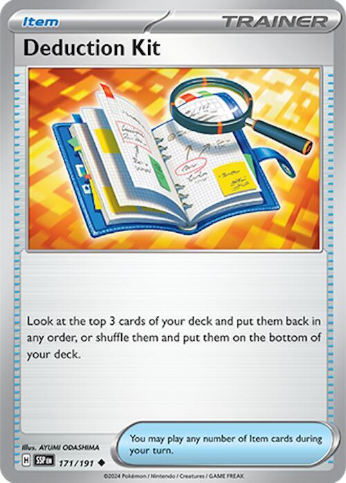 Deduction Kit - Normal 171/191 Surging Sparks | Uncommon Trainer TCG