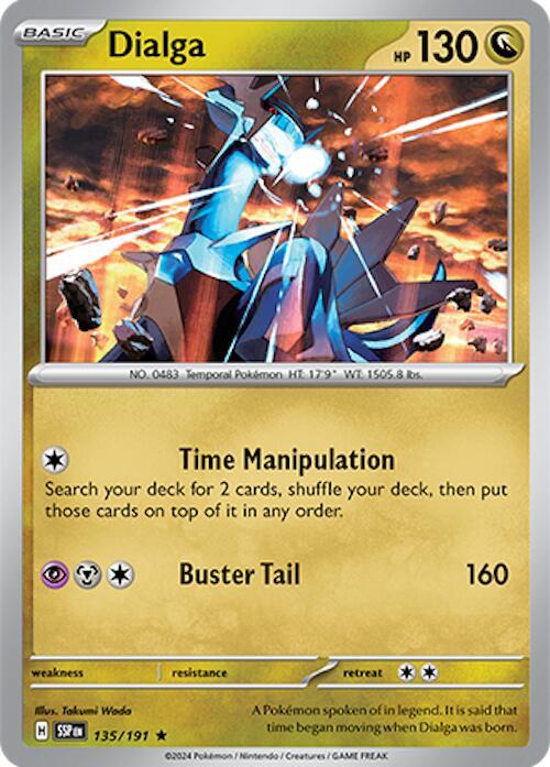 Dialga - Holofoil 135/191 Surging Sparks | Rare Pokemon TCG