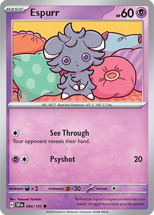 Espurr - Normal 084/191 Surging Sparks | Common Pokemon TCG
