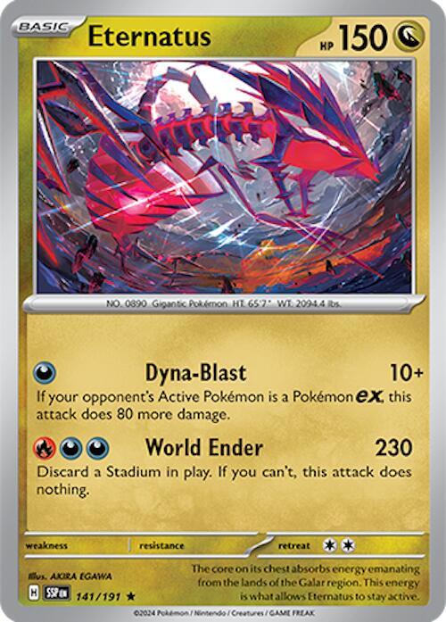 Eternatus - Holofoil 141/191 Surging Sparks | Rare Pokemon TCG