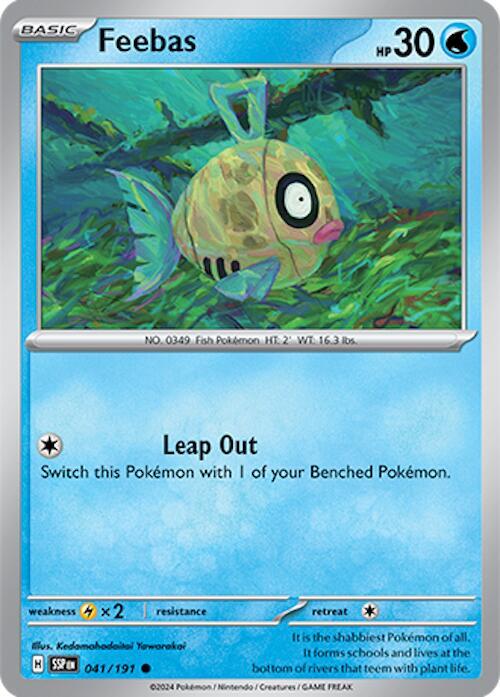 Feebas - 041/191 - Normal 041/191 Surging Sparks | Common Pokemon TCG
