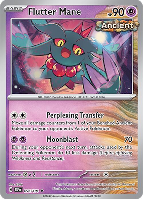 Flutter Mane - Reverse Holofoil 096/191 Surging Sparks | Uncommon Pokemon TCG