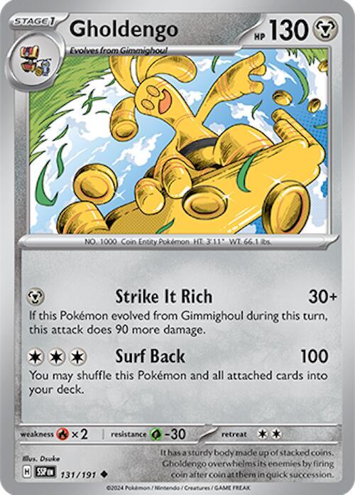 Gholdengo - Reverse Holofoil 131/191 Surging Sparks | Uncommon Pokemon TCG