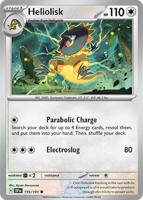 Heliolisk - Normal 155/191 Surging Sparks | Common Pokemon TCG