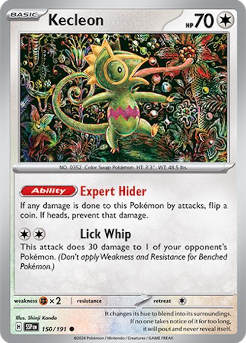 Kecleon - 150/191 - Reverse Holofoil 150/191 Surging Sparks | Common Pokemon TCG