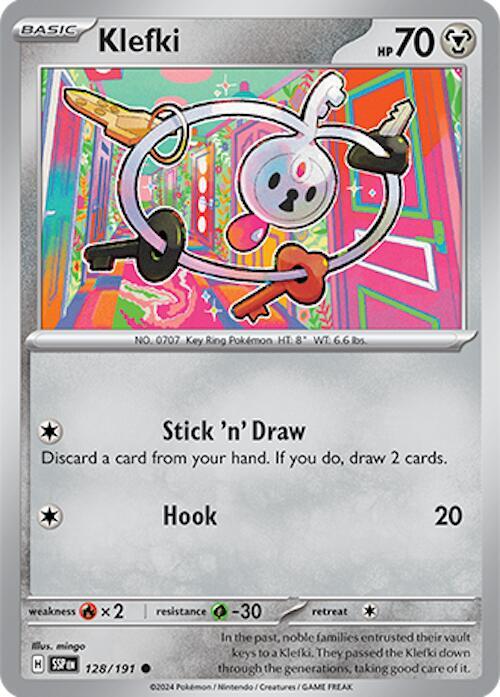 Klefki - Reverse Holofoil 128/191 Surging Sparks | Common Pokemon TCG