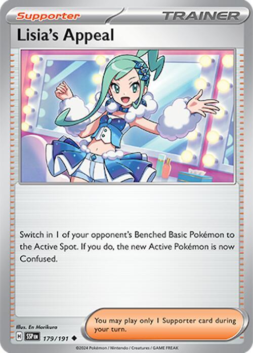 Lisia's Appeal - 179/191 - Reverse Holofoil 179/191 Surging Sparks | Uncommon Trainer TCG