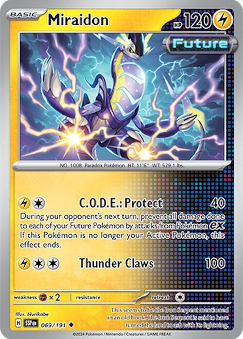 Miraidon - Normal 069/191 Surging Sparks | Uncommon Pokemon TCG