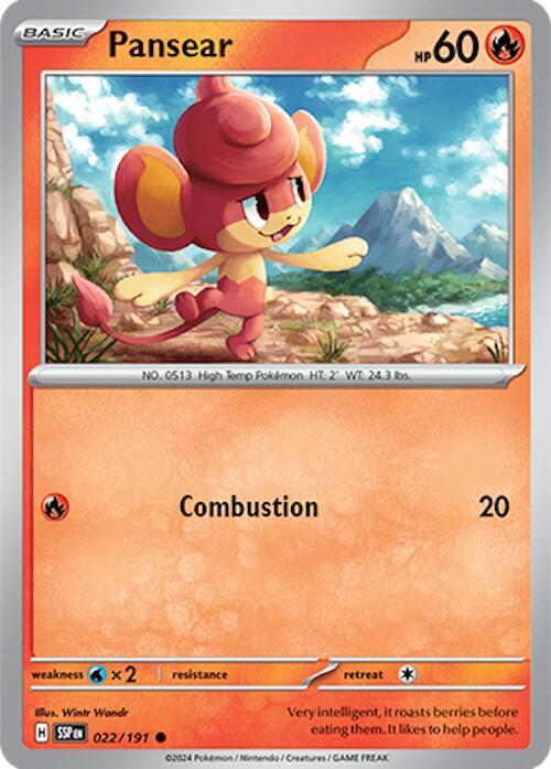 Pansear - Normal 022/191 Surging Sparks | Common Pokemon TCG