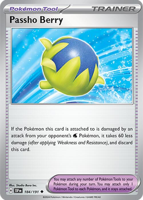 Passho Berry - Reverse Holofoil 184/191 Surging Sparks | Uncommon Trainer TCG