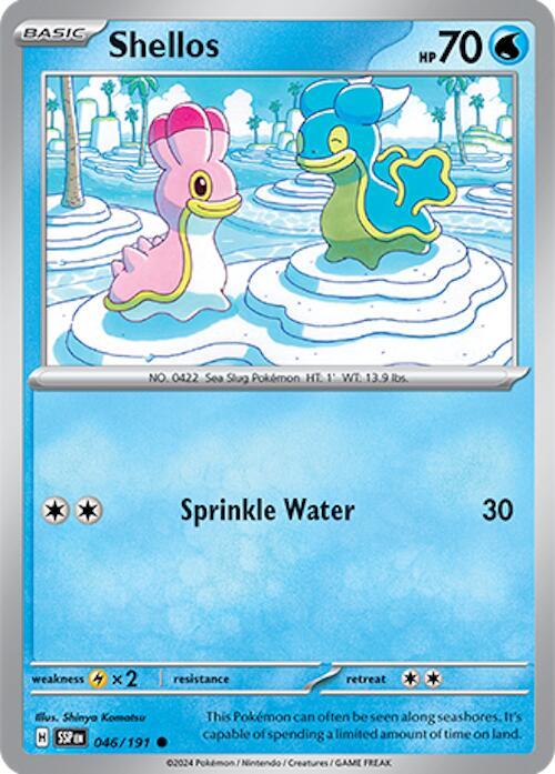 Shellos - Reverse Holofoil 046/191 Surging Sparks | Common Pokemon TCG