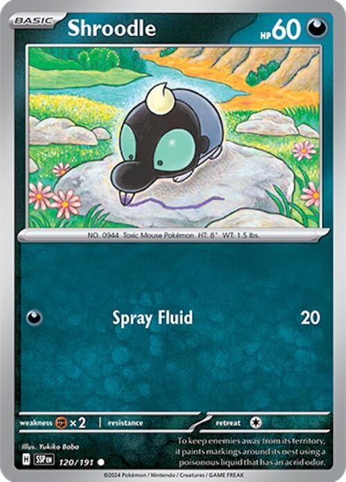 Shroodle - Normal 120/191 Surging Sparks | Common Pokemon TCG