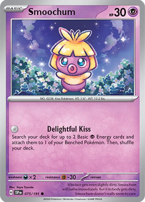 Smoochum - Reverse Holofoil 075/191 Surging Sparks | Common Pokemon TCG