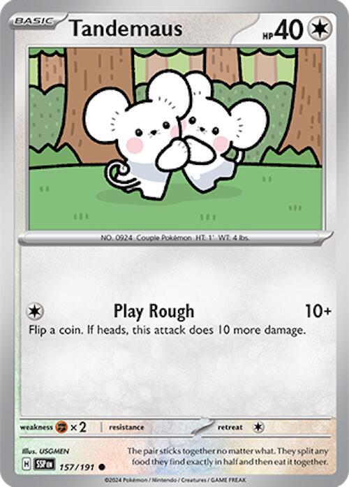 Tandemaus - Normal 157/191 Surging Sparks | Common Pokemon TCG